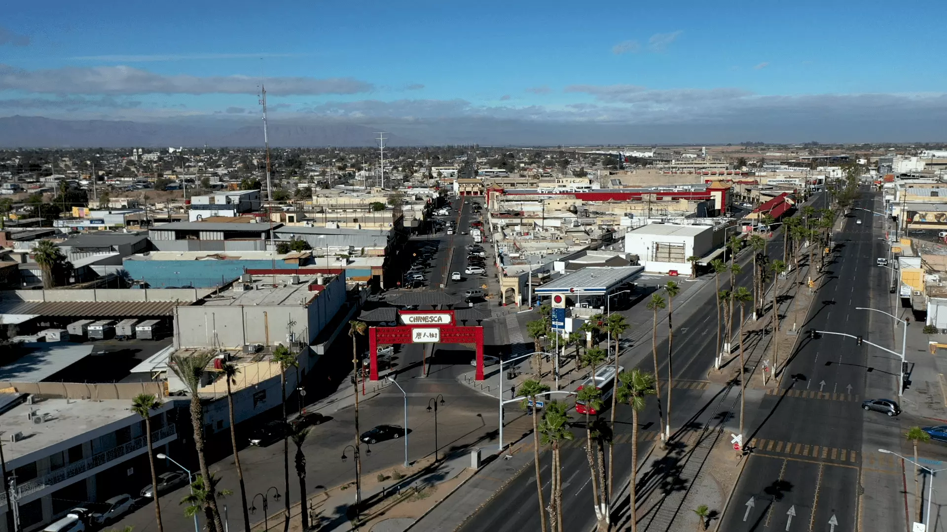 Vista aérea de la denominada “Chinesca”, sitió en el que está enclavada la comunidad china más importante de Baja California y de México.