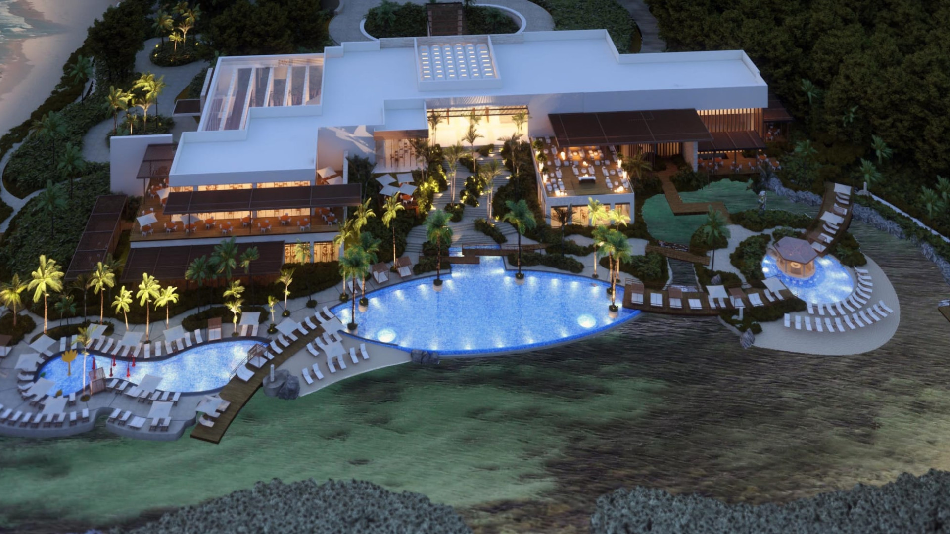 En la página del “Hilton Tulum Riviera Maya All-Inclusive Resort” ya se anuncian
                            los
                            renders de las instalaciones, a pesar de que hay procesos legales en curso y todavía no
                            se
                            terminan las construcciones.